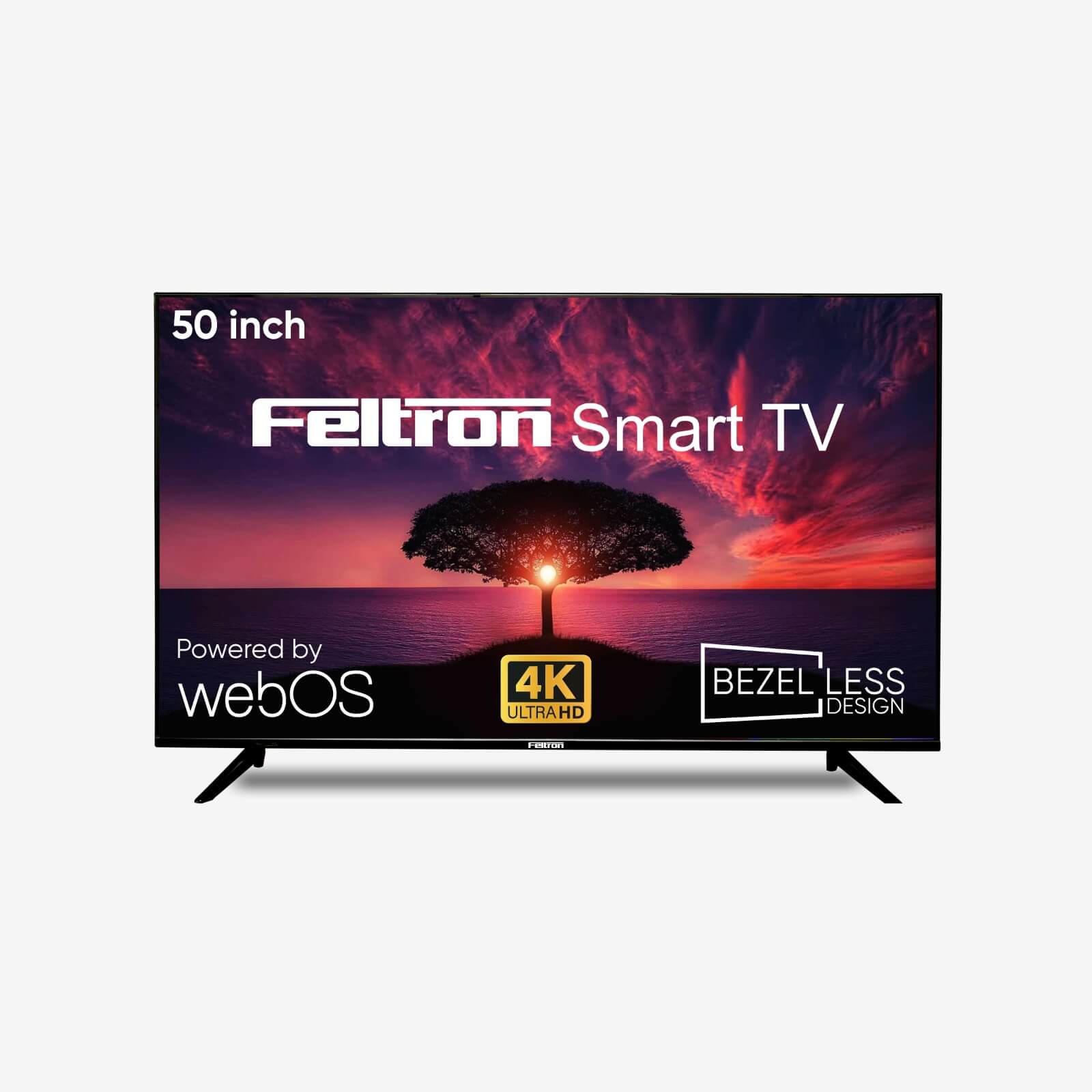 Feltron 127 cm (50 inch) Ultra HD LED Smart Web OS TV Bezel-less design (FT50094KSWFL)